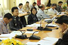 ประชุมคณะกรรมการที่ปรึกษาการพัฒนาเทศบาลนครแม่สอดเป็นเขตเศรษฐกิจพิเศษและพัฒนาเขตเศรษฐกิจพิเศษ ๓ อำเภอชายแดน จังหวัดตากเพื่อกำหนดแนวทางจัดทำแผนแม่บท 