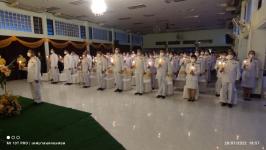 ทน.แม่สอด ร่วมพิธีถวายเครื่องราชสักการะ วางพานพุ่ม และจุดเทียนชัยถวายพระพรชัยมงคล