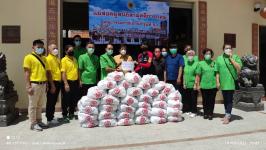 ทน.แม่สอด รับมอบข้าวสาร อาหารแห้ง จำนวน 250 ชุด จาก แม่สอดมูลนิธิสามัคคีการกุศล คณะกรรมการเถ่านั้ง รุ่นที่ 53