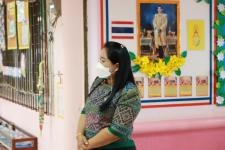 นายกเทศมนตรีนครแม่สอด ตรวจเยี่ยมการตรวจสุขภาพเด็กนักเรียน โรงเรียนเทศบาลวัดดอนแก้ว ประจำปี 2565
