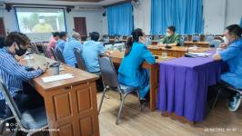 ทน.แม่สอด เข้าร่วมการประชุมส่งเสริมการมีส่วนร่วมทางประชาธิปไตยผ่านระบบทางไกล
