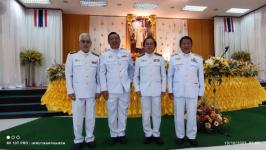 ร่วมพิธีทำบุญตักบาตรถวายพระราชกุศล พระบาทสมเด็จพระบรมชนกาธิเบศร มหาภูมิพลอดุลยเดชมหาราช บรมนาถบพิตร เนื่องในวันคล้ายวันสวรรคต 13 ตุลาคม 2565 