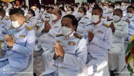 ร่วมพิธีทำบุญตักบาตรถวายพระราชกุศล พระบาทสมเด็จพระบรมชนกาธิเบศร มหาภูมิพลอดุลยเดชมหาราช บรมนาถบพิตร เนื่องในวันคล้ายวันสวรรคต 13 ตุลาคม 2565 