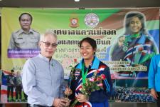 ทน.แม่สอด ร่วมแสดงความยินดีกับนางสาวสุชญา คำแดงดี ร.ร.กีฬาเทศบาลนครแม่สอด คว้าเหรียญเงิน วิ่งผลัดเมดเลย์ ทีมชาติไทยในการแข่งขัน Asian U18 Youth Athletics Championships 2022