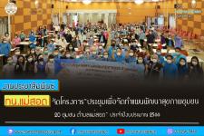 ทน.แม่สอด จัดโครงการ “ประชุมเพื่อจัดทำแผนพัฒนาสุขภาพชุมชน 20 ชุมชน ตำบลแม่สอด” ประจำปีงบประมาณ 2566