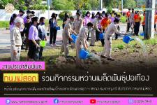ทน.แม่สอด ร่วมกิจกรรมหว่านเมล็ดพันธุ์ปอเทือง หน้าโรงเรียนเทศบาลเฉลิมพระเกียรติสมเด็จพระเทพรัตนราชสุดา ฯ สยามบรมราชกุมารี สังกัดเทศบาลนครแม่สอด 