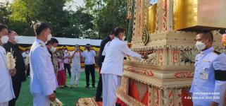 ทน.แม่สอด ร่วมพิธีพระราชทานเพลิงสรีระสังขาร พระราชวีรากร อดีตเจ้าคณะจังหวัดตาก และอดีตเจ้าอาวาสวัดตรีรัตนาราม 