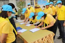 ทน.แม่สอด จัดกิจกรรมจิตอาสาพัฒนาวัดเนื่องในวันมาฆบูชา