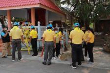 ทน.แม่สอด จัดกิจกรรมจิตอาสาพัฒนาวัดเนื่องในวันมาฆบูชา