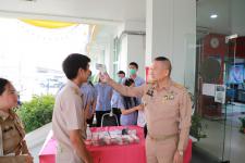 เทศบาลนครแม่สอด จัดกิจกรรมคัดกรองไวรัส COVID-19 ในสำนักงานเทศบาลนครแม่สอด