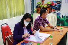 ทน.แม่สอด ร่วมกับการไฟฟ้าส่วนภูมิภาค อำเภอแม่สอด จัดพิธีลงนามสัญญาให้อาศัยติดตั้งระบบกล้องโทรทัศน์วงจรปิด และพาดสายสื่อสารบนเสาไฟฟ้า