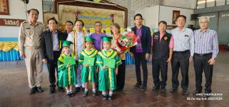 ทน.แม่สอด จัดพิธีมอบวุฒิบัตรยุวบัณฑิต ประจำปีการศึกษา 2565 โรงเรียนเทศบาลวัดมณีไพรสณฑ์ สังกัดเทศบาลนครแม่สอด