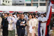 ทน.แม่สอด ร่วมพิธีอัญเชิญพระบรมรูปหล่อสมเด็จพระเจ้าตากสินมหาราช (ทรงม้า) ประดิษฐาน ณ วงเวียนแยกอุ้มผาง อำเภอแม่สอด จังหวัดตาก