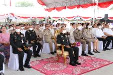 ทน.แม่สอด ร่วมพิธีอัญเชิญพระบรมรูปหล่อสมเด็จพระเจ้าตากสินมหาราช (ทรงม้า) ประดิษฐาน ณ วงเวียนแยกอุ้มผาง อำเภอแม่สอด จังหวัดตาก