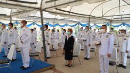 เทศบาลนครแม่สอด เข้าร่วมพิธีวางพวงมาลา ในวันสมเด็จพระนเรศวรมหาราช