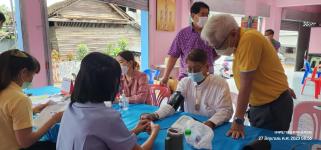 ทน.แม่สอด ร่วมกิจกรรมตรวจคัดกรองกลุ่มเสี่ยงโรคเบาหวาน ความดันโลหิตสูงในกลุ่มประชาชนอายุ 30-59 ปี ชุมชนดอนไชย