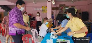 ทน.แม่สอด ร่วมกิจกรรมตรวจคัดกรองกลุ่มเสี่ยงโรคเบาหวาน ความดันโลหิตสูงในกลุ่มประชาชนอายุ 30-59 ปี ชุมชนดอนไชย