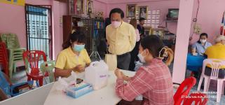ทน.แม่สอด ร่วมกิจกรรมตรวจคัดกรองกลุ่มเสี่ยงโรคเบาหวาน ความดันโลหิตสูงในกลุ่มประชาชนอายุ 30-59 ปี ชุมชนดอนไชย