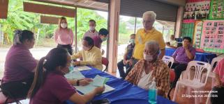 ทน.แม่สอด ร่วมกิจกรรมการเฝ้าระวังพฤติกรรมสุขภาพของผู้สูงอายุ ชุมชนสองแคว 1 โดยโรงพยาบาลแม่สอด
