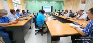 ทน.แม่สอด จัดประชุมรายงานความคืบหน้าโครงการบริหารจัดการกำจัดขยะมูลฝอย ครั้งที่ 8/2566