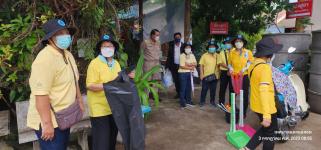 ทน.แม่สอด ร่วมกิจกรรมโครงการรณรงค์ 3 เก็บ 3 โรค บริเวณวัดดอนแก้ว 