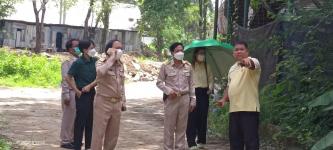 ทน.แม่สอด ลงพื้นที่ติดตามความคืบหน้างานก่อสร้างพระตำหนักสมเด็จพระนเรศวรมหาราช และศาลหลักเมือง