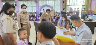 ทน.แม่สอด ลงพื้นที่ตรวจเยี่ยมการตรวจสุขภาพเด็กก่อนวัยเรียน ศพด.วัดอรัญญเขต และ โรงเรียนเทศบาลวัดบุญญาวาส