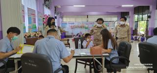 ทน.แม่สอด ลงพื้นที่ตรวจเยี่ยมการตรวจสุขภาพเด็กก่อนวัยเรียน ศพด.วัดอรัญญเขต และ โรงเรียนเทศบาลวัดบุญญาวาส