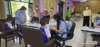 ทน.แม่สอด ลงพื้นที่ตรวจเยี่ยมการตรวจสุขภาพเด็กก่อนวัยเรียน ศพด.วัดอรัญญเขต และ โรงเรียนเทศบาลวัดบุญญาวาส