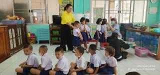ทน.แม่สอด ลงพื้นที่ตรวจเยี่ยมการตรวจสุขภาพเด็กก่อนวัยเรียน ศพด.วัดอรัญญเขต และ โรงเรียนเทศบาลวัดบุญญาวาส