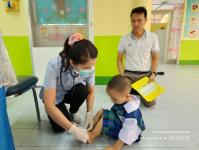 ทน.แม่สอด ลงพื้นที่ตรวจสุขภาพเบื้องต้นเด็กก่อนวัยเรียนศูนย์พัฒนาเด็กเล็กโรงเรียนวัดมณีไพรสณฑ์