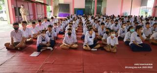 ทน.แม่สอด ร่วมพิธีหล่อเทียนจำนำพรรษา โรงเรียนเทศบาลวัดดอนแก้ว ประจำปีการศึกษา 2566