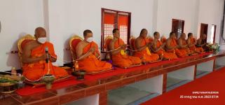 ทน.แม่สอด ร่วมประกอบพิธีทำบุญศาลาธรรมสังเวชหลังใหม่ ณ วัดตรีรัตนาราม