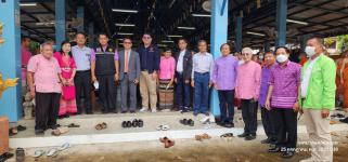 ทน.แม่สอด ร่วมพิธีถวายเทียนจำนำพรรษา ชมรมผู้สูงอายุเทศบาลนครแม่สอด