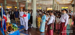 ทน.แม่สอด จัดกิจกรรมถวายพระพรชัยมงคล สมเด็จพระนางเจ้าสิริกิติ์ พระบรมราชินีนาถ พระบรมราชชนนีพันปีหลวง 12 สิงหาคม 2566 ของชาวชุมชนวัดหลวง