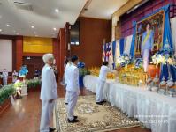 ทน.แม่สอด เข้าร่วมพิธีทำบุญตักบาตรและถวายพระพรชัยมงคลสมเด็จพระนางเจ้าสิริกิติ์ พระบรมราชินีนาถ พระบรมราชชนนี  พันปีหลวง 12 สิงหาคม 2566