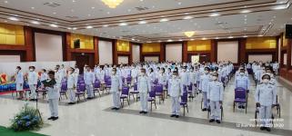 ทน.แม่สอด เข้าร่วมพิธีทำบุญตักบาตรและถวายพระพรชัยมงคลสมเด็จพระนางเจ้าสิริกิติ์ พระบรมราชินีนาถ พระบรมราชชนนี  พันปีหลวง 12 สิงหาคม 2566
