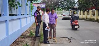 ทน.แม่สอด ลงพื้นที่สำรวจ เร่งแก้ไขปัญหาด้านสาธารณูปโภคในเขตเทศบาลนครแม่สอด