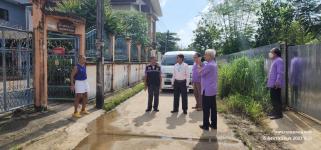 ทน.แม่สอด ลงพื้นที่สำรวจ เร่งแก้ไขปัญหาด้านสาธารณูปโภคในเขตเทศบาลนครแม่สอด