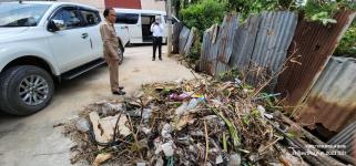 ทน.แม่สอด ลงพื้นที่สำรวจและขุดลอกลำเหมืองสาธารณะชุมชนปู่แดง