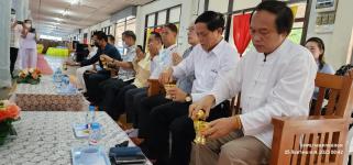 ทน.แม่สอด ร่วมพิธีเปิดโครงการเข้าค่ายอบรมคุณธรรม จริธรรม โรงเรียนเทศบาลวัดบุญญาวาส 