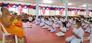 ทน.แม่สอด ร่วมพิธีเปิดโครงการเข้าค่ายอบรมคุณธรรม จริธรรม โรงเรียนเทศบาลวัดบุญญาวาส 