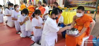 ทน.แม่สอด ร่วมพิธีเปิดโครงการเข้าค่ายอบรมคุณธรรม จริธรรม โรงเรียนเทศบาลวัดบุญญาวาส 