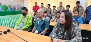 ทน.แม่สอด ร่วมแสดงความยินดี พร้อมมอบโอวาทแก่นักเรียนตัวแทนเข้าร่วมการแข่งขันทางวิชาการและกีฬา