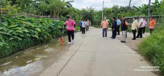 ทน.แม่สอด ลงพื้นที่ตรวจงานก่อสร้างต่าง ๆ ในเขตเทศบาลนครแม่สอด