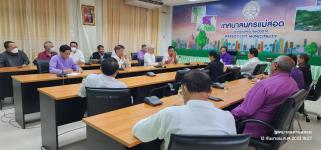 ทน.แม่สอด จัดประชุมติดตามโครงการก่อสร้างระบบสาธารณูปโภคประจำปีงบประมาณ 2566