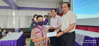 ทน.แม่สอด มอบเงินอุดหนุนสำหรับส่งเสริมศักยภาพการจัดการศึกษาท้องถิ่น ประจำปีงบประมาณ 2566