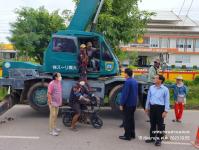 ทน.แม่สอด ลงพื้นที่ติดตามความเรียบร้อยการปรับปรุงซุ้มประตูเมืองเฉลิมพระเกียรติ เทศบาลนครแม่สอด