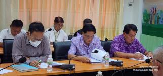 ทน.แม่สอด ร่วมกับอบต.แม่ปะ จัดประชุมหารือการใช้ที่ดินสาธารณประโยชน์ (บริเวณสนามกีฬา 5 อำเภอชายแดน)
