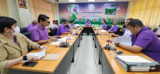 ทน.แม่สอด ร่วมกับอบต.แม่ปะ จัดประชุมหารือการใช้ที่ดินสาธารณประโยชน์ (บริเวณสนามกีฬา 5 อำเภอชายแดน)